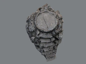 Temple stairs 1 3D Model