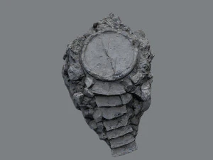 Temple stairs 1 3D Model