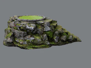Temple stairs 1 3D Model
