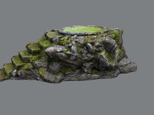 Temple stairs 1 3D Model