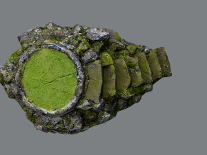 Temple stairs 1 3D Model