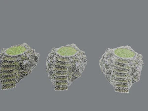 Temple stairs 1 3D Model