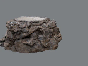 Temple stairs 1 3D Model
