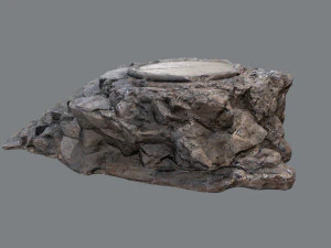 Temple stairs 1 3D Model