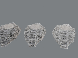 Temple stairs 1 Model 3D