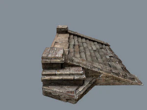 Ruin Stairs 3D Model