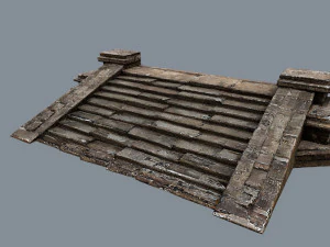 Ruin Stairs 3D Model
