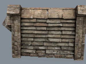 Ruin Stairs 3D Model