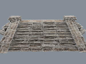 Ruin Stairs 3D 模型