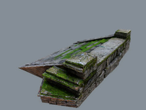 Ruin Stairs 3D Model