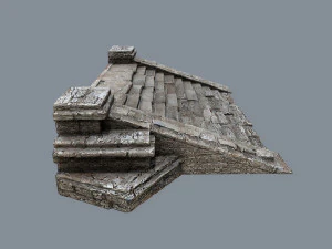 Ruin Stairs 3D Model