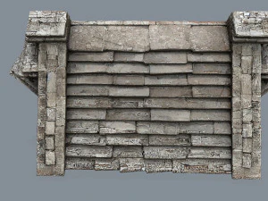 Ruin Stairs 3D Model