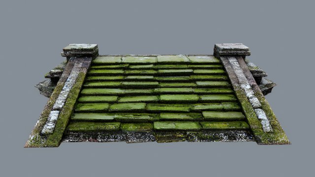 Ruin Stairs Modelo 3D .c4d .max .obj .3ds .fbx .stl .blend 