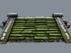 Ruin Stairs 3D Model
