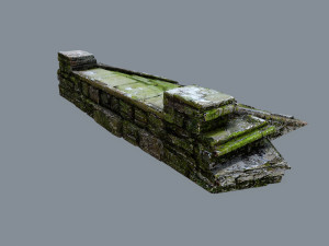 Ruin Stairs Modelo 3D