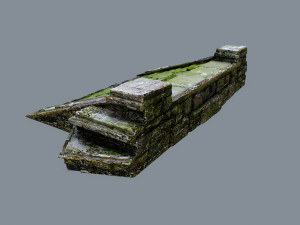 Ruin Stairs Modelo 3D