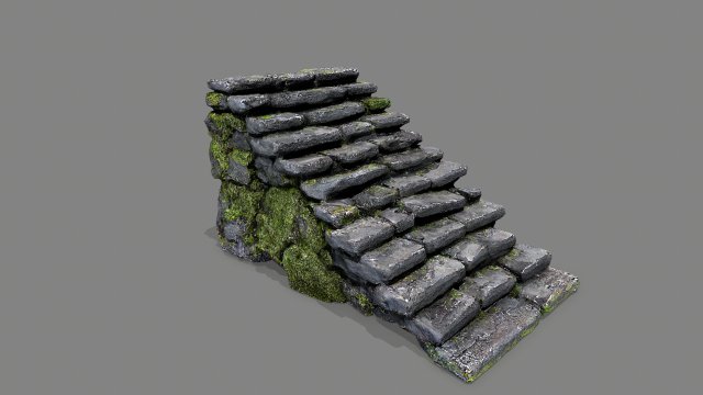 Stairs 3D-Modell .c4d .max .obj .3ds .fbx .stl .blend 