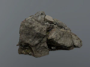 Ruin Stairs 3D Model