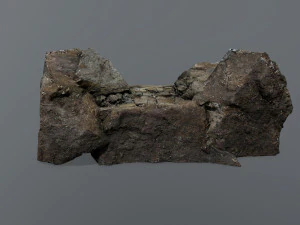 Ruin Stairs 3D Model