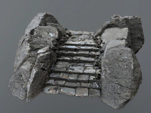 Scale di rovina Modello 3D