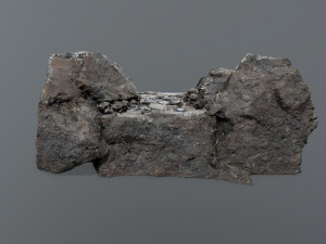 Ruin Stairs 3D Model
