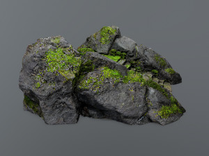 Ruin Stairs 3D Model