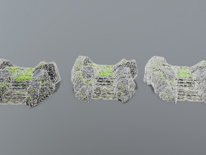 Ruin Stairs 3D Model