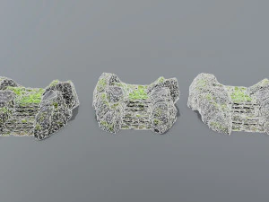 Ruin Stairs 3D Model