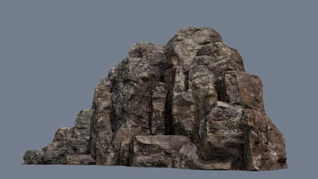 Mountain 3D Model .c4d .max .obj .3ds .fbx .stl .blend 