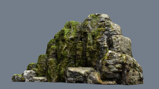 Mountain Model 3D .c4d .max .obj .3ds .fbx .stl .blend 