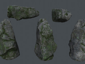 Cliff rocks 3D 모델