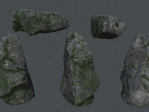 Cliff rocks 3D Model