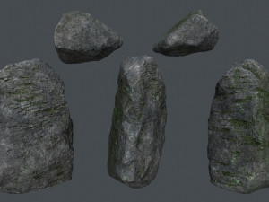Cliff rocks 3D 모델