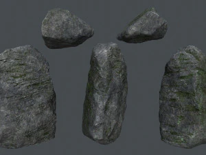 Cliff rocks 3D Model