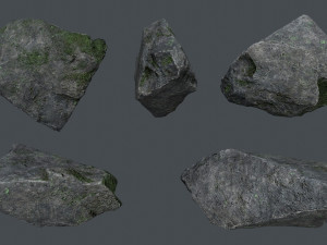 Cliff rocks 3D 모델