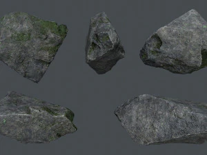 Cliff rocks 3D Model