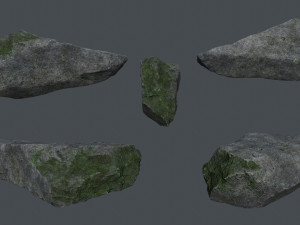 Cliff rocks 3D 모델