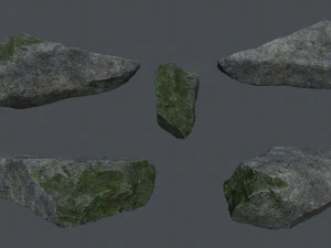 Cliff rocks 3D Model