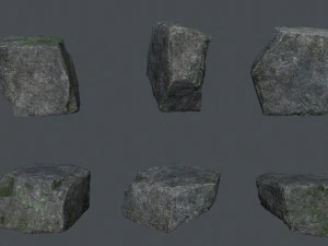 Cliff rocks 3D Model