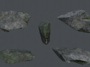 Cliff rocks 3D Model