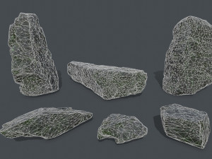 Cliff rocks 3D 모델