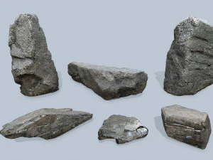 Скелі 3D Модель