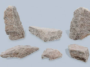 Cliff rocks 3D Model
