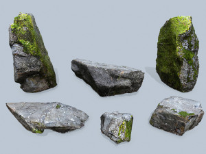 Cliff rocks 3D Model
