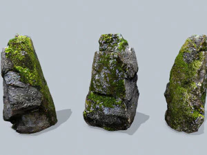 Cliff rocks 3D Model