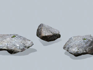 Cliff rocks 3D Model