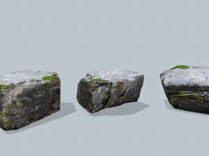 Cliff rocks 3D Model