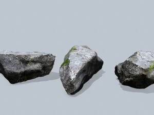 Cliff rocks 3D Model
