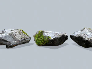 Cliff rocks 3D Model
