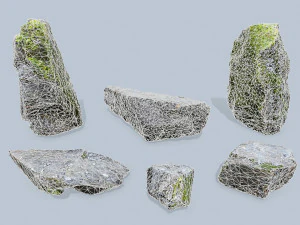 Cliff rocks 3D Model